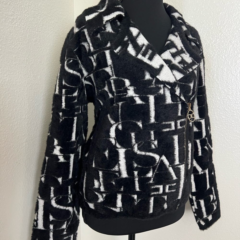 Elisabetta Franchi black and white Knitted knot - Picture 3 of 8